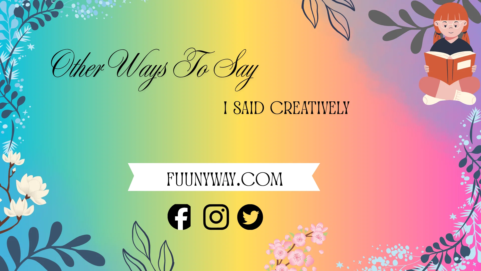 other ways to say I said