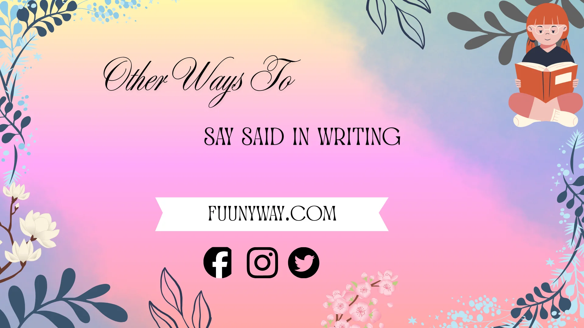 other ways to say said