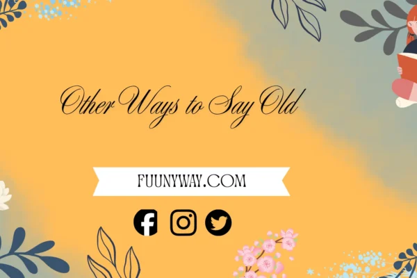 other ways to say old