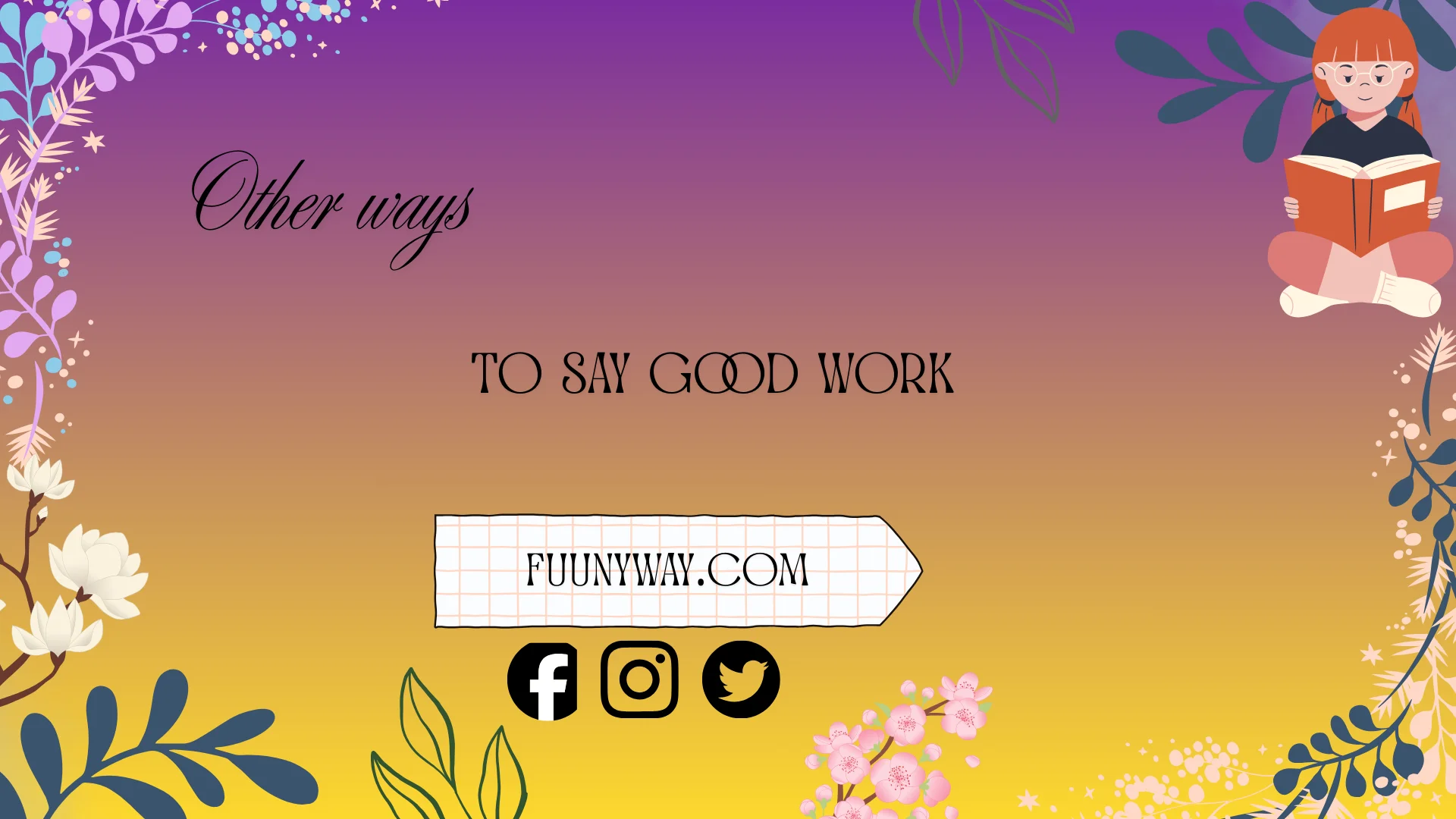 other ways to say good work