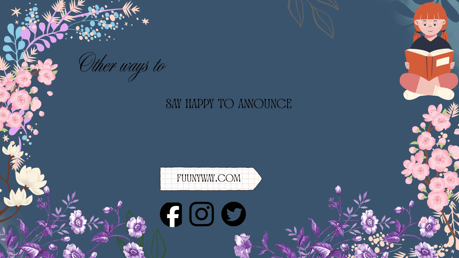 other ways to say happy to announce