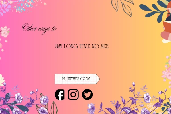 other ways to say long time no see