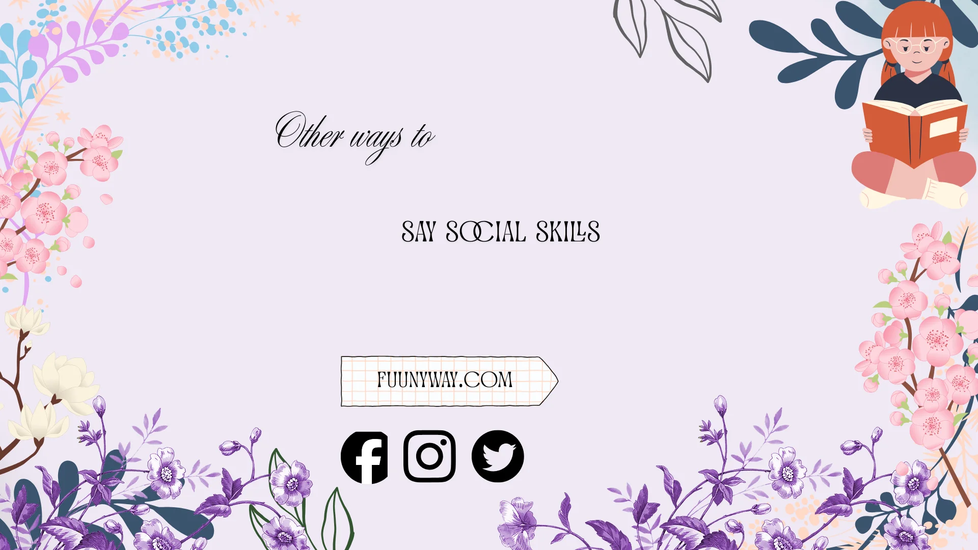 other ways to say social skills