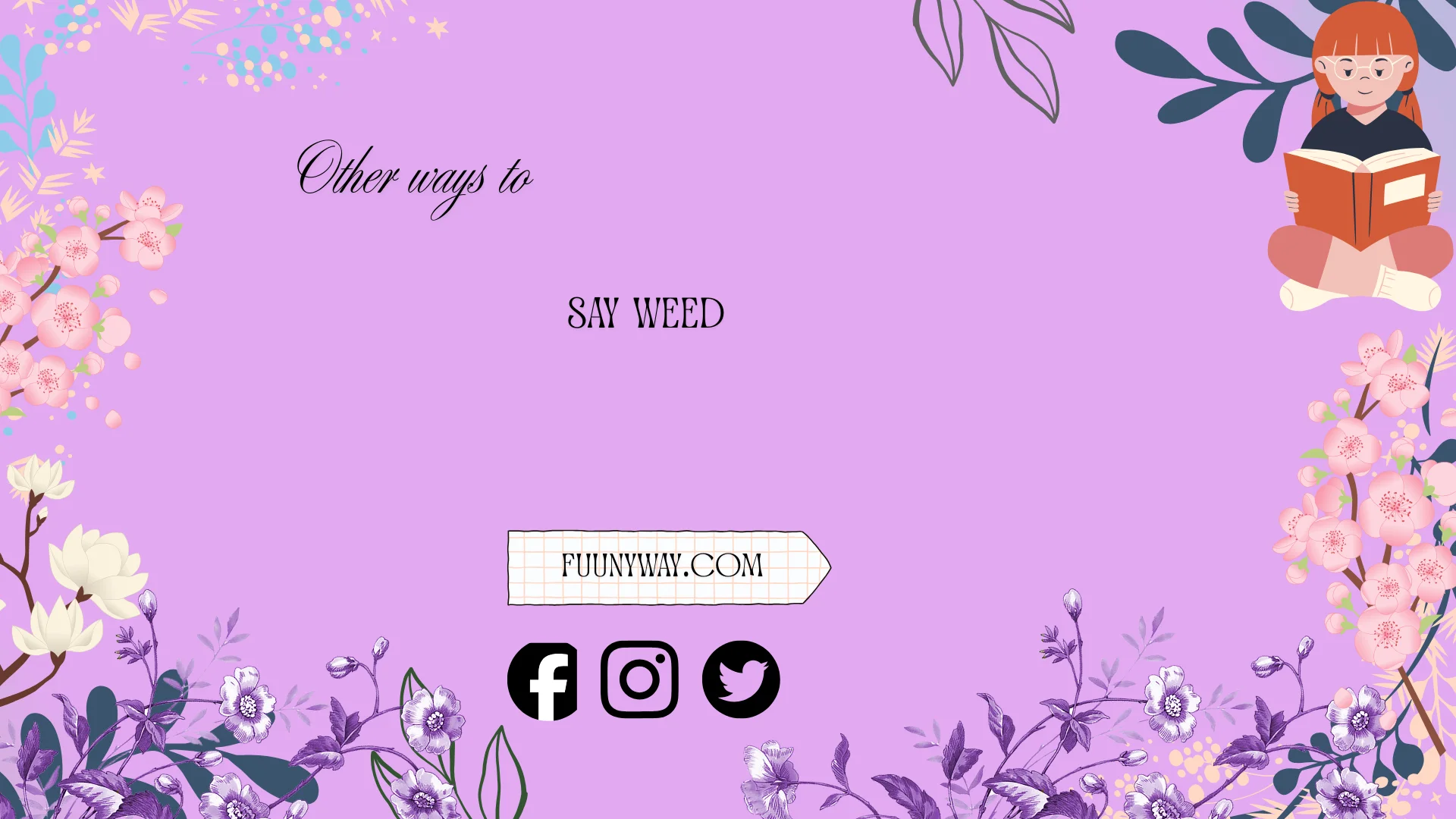 other ways to say weed