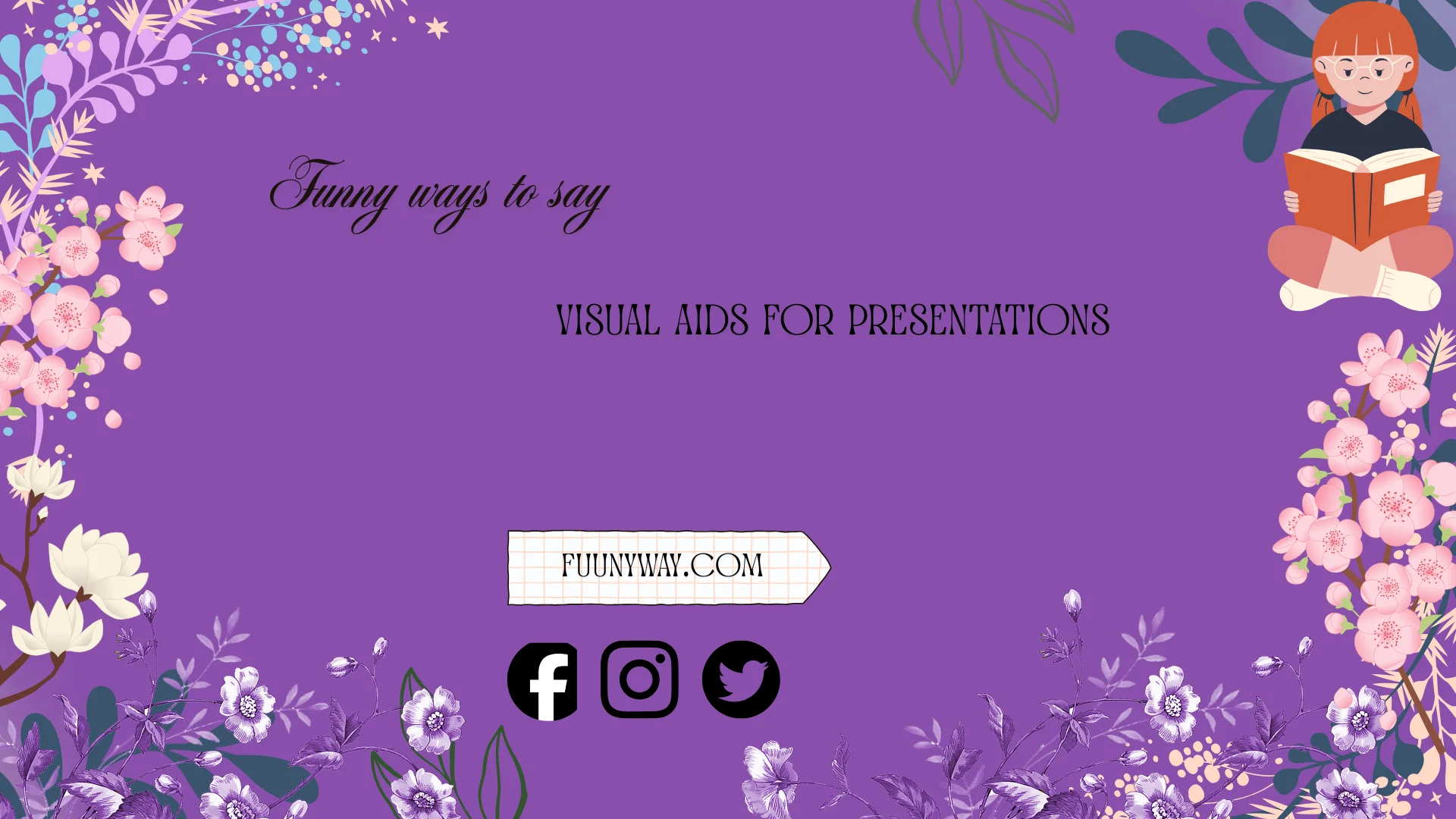 funny ways to say visual aids for presentations