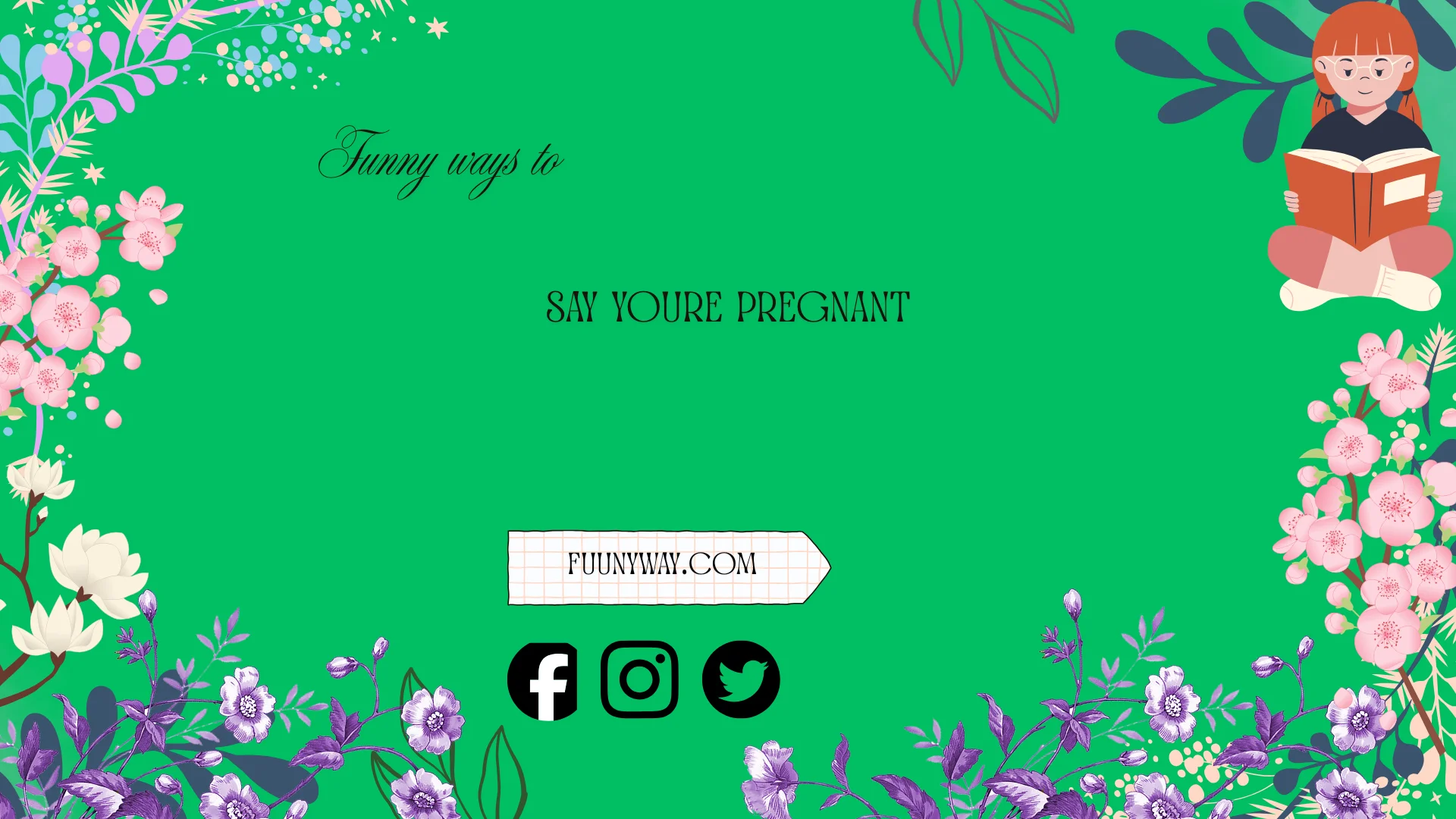 funny ways to say you're pregnant