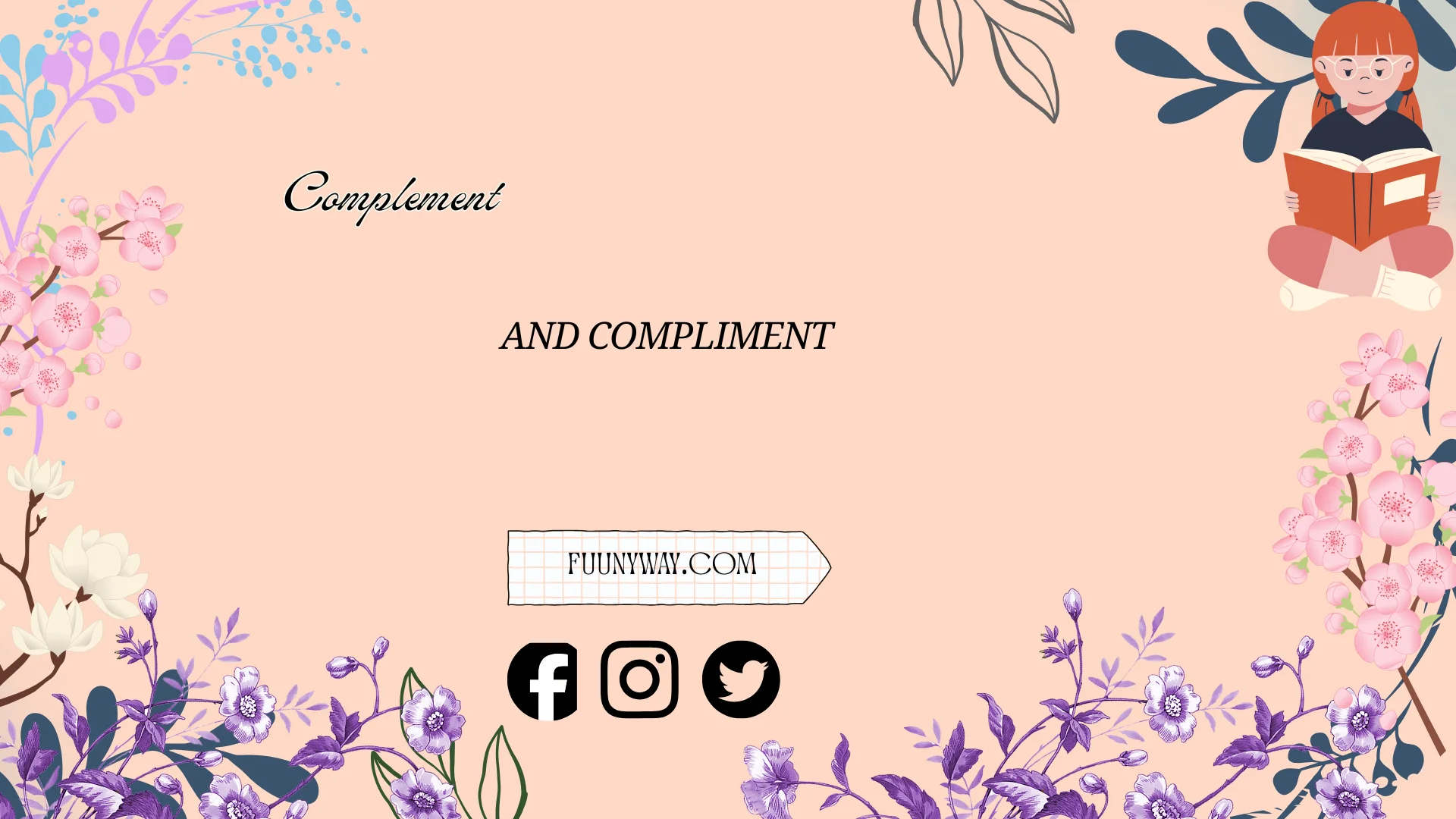 "complement and compliment"