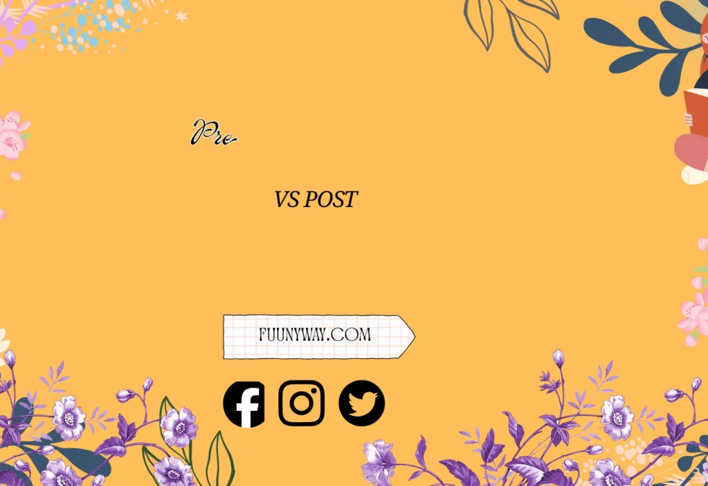 "pre vs post"